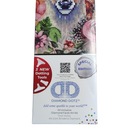 Diamond Dotz Special Edition Floral Deer Facet Art Painting Kit - Picture 3 of 8